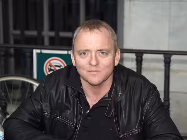 Dennis Lehane, author of Mystic River, at the 2010 Brooklyn Book Festival.