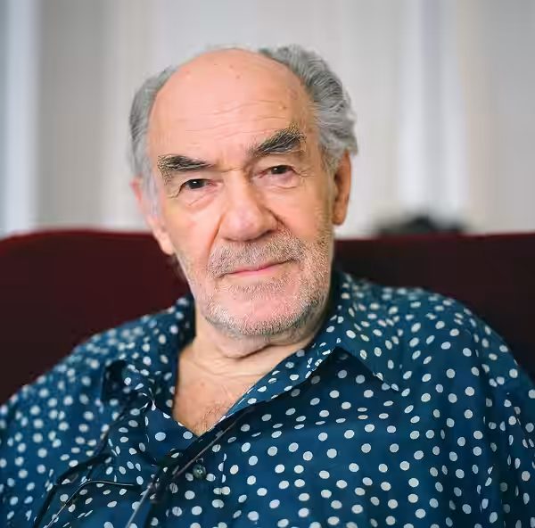 George Sluizer in his Amsterdam residence. (2012)