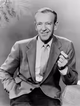 Publicity photo of Fred Astaire from the television program Premiere. (1962)