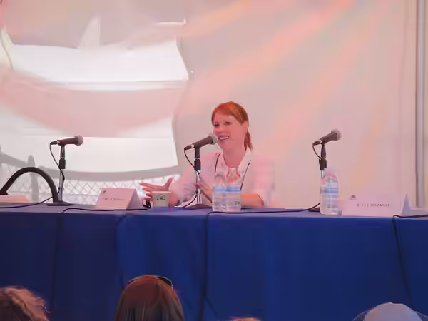 Ringwald at the WeHo Book Fair in 2010