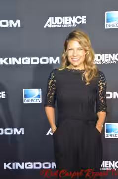 Kiele Sanchez at the DIRECT TV series premiere of "Kingdom" on October 1, 2014