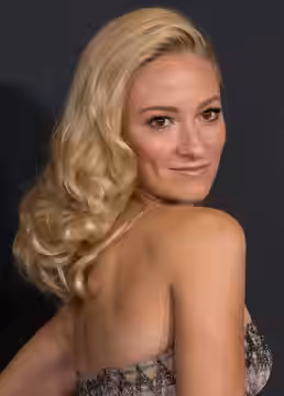 American actress Olivia Hamilton arrives on the red carpet for the premiere of the film "First Man" at the Smithsonian National Air and Space Museum Thursday, O