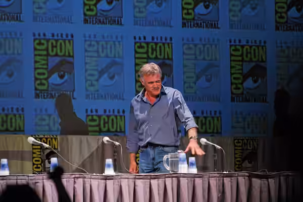 Joe Johnston at the 2010 San Deigo Comic-Con International.