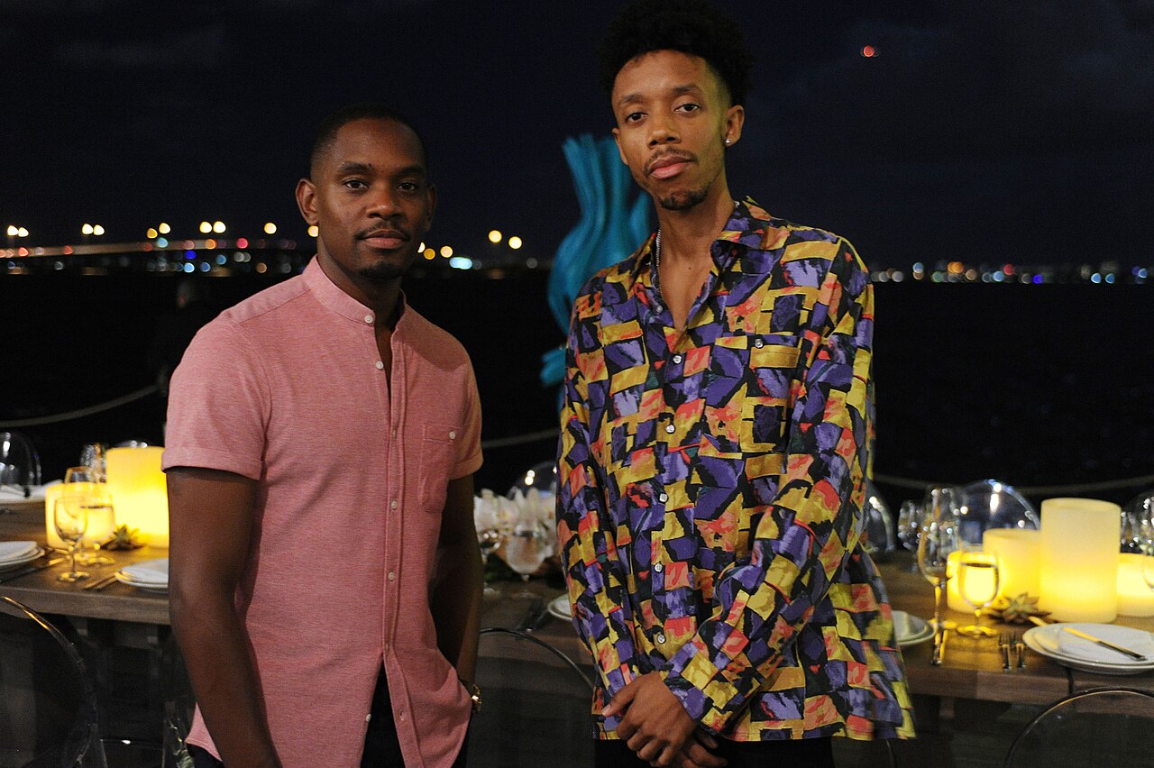 Aml Ameen &amp; Darrell Britt-Gibson at the Miami International Film Festival GEMS presentation of "Soy Nero" (2016)