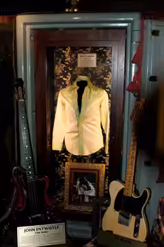 displayed at the Hard Rock Cafe in London. (2010)