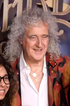 Brian May of Queen on the yellow carpet at the World Premiere of Wizard of Oz at Sphere at the Sphere in Las Vegas, Nevada. Please attribute to Gage Skidmore if (2025)