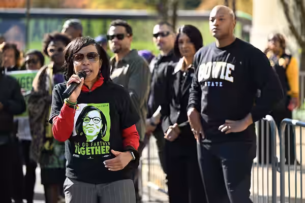Governor Moore Attends Bowie State University's Homecoming Parade by Pat Siebert at 3300 Robert S. Crain Hwy, Bowie, MD 20716 (2024)
