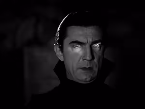 A screenshot from the trailer for Dracula (1931)