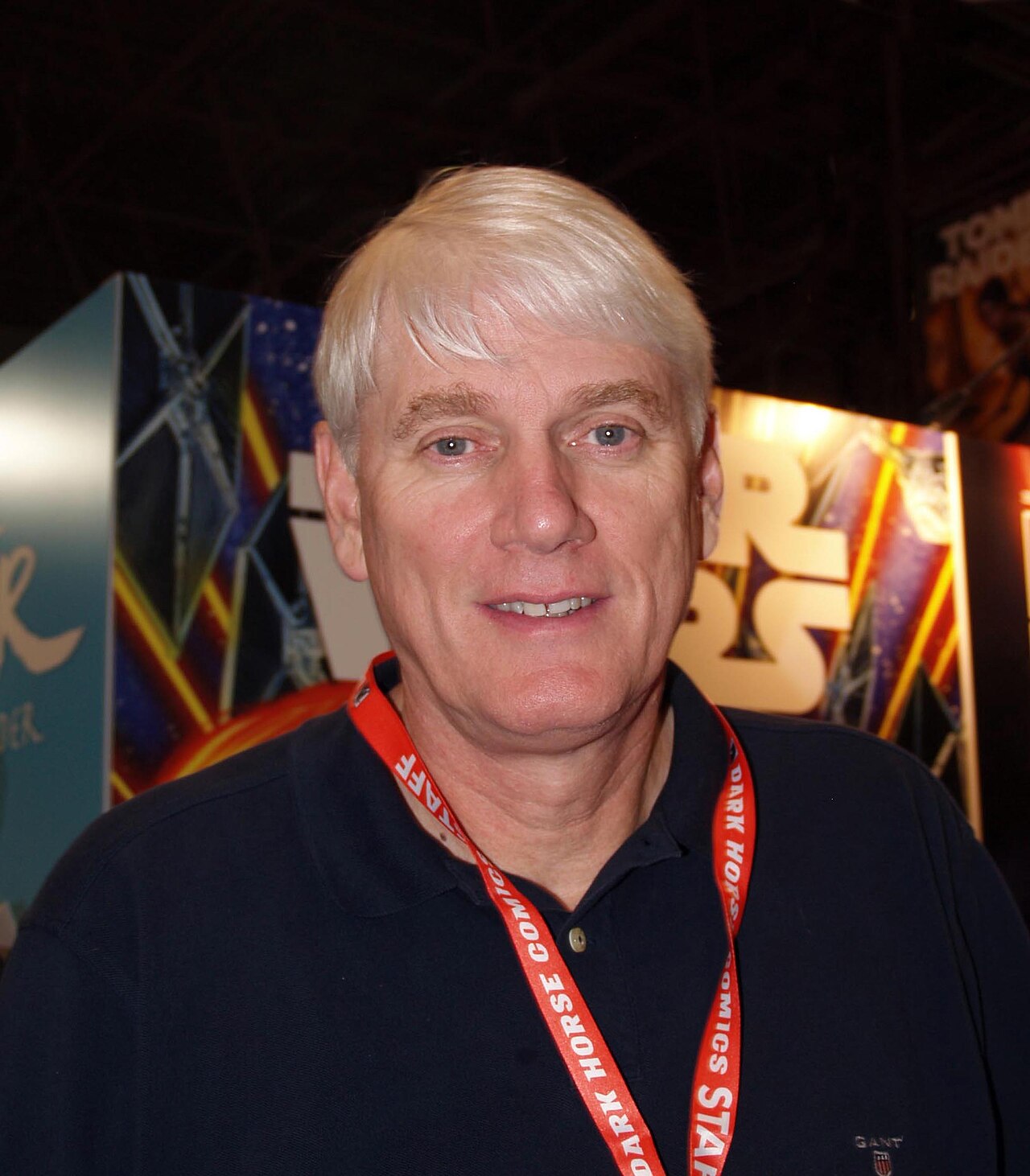 Dark Horse Comics founder and publisher Mike Richardson at the Dark Horse Comics booth on Friday October 11, 2013 at the Jacob K. Javits Convention Center in Ma