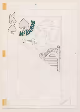Sujet : McEnroe, John (1959-....) Tennis Caricature Appartient à l’ensemble documentaire : MnS000 Langue : sans contenu linguistique Éditeur : [s.n.] (1980)