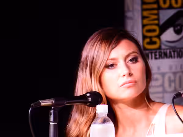 Aly Michalka @ Izombie panel SDCC 2016