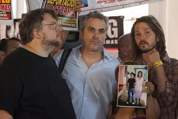 13-Agosto: Conferencia de Prensa con Del Toro, Diego Luna, Iñarritu, de la Reguera (2012)