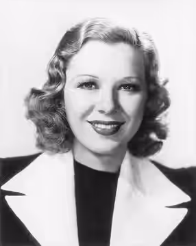 Vintage photo of actress Glenda Farrell in the film The Road to Reno (1938) (1930)
