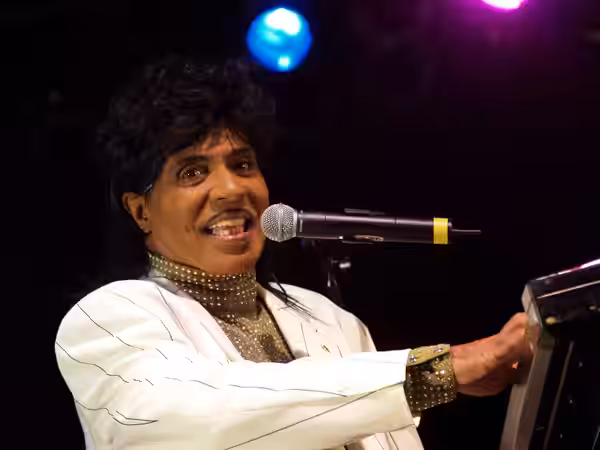 Little Richard performing at the University of Texas Forty Acres Festival in 2007.