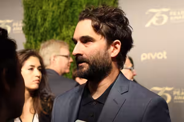 This photo includes Jay Duplass, who plays Josh Pfefferman on "Transparent." (Photo/Sarah E. Freeman/Grady College, freemans@uga.edu in New York City, Georgia,  (2016)
