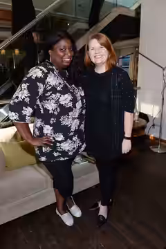 Christine Armstrong and Michelle Johnson. Photo: Sam Santos/George Pimentel Photography. (2017)