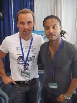 Long Beach Comic Expo 2012 - Colin Cunningham and Brandon Jay McLaren from TNT's Falling Skies