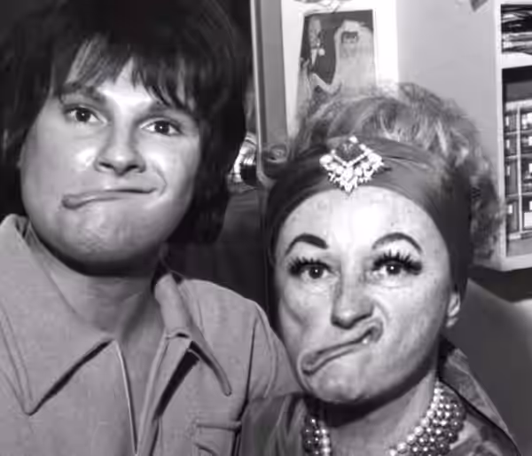 Jim Bailey (entertainer) with Phyllis Diller.