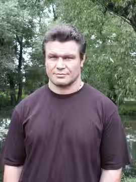 Актёр Олег Николаевич Тактаров участвует в съёмках фильма «Мальтийский крест» на берегу реки Трубеж в городе Переславль-Залесский. (2006)