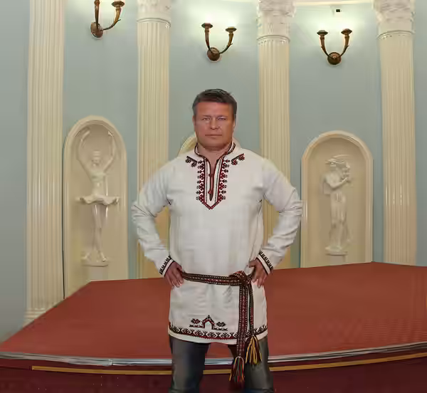 Российский и американский актёр Олег Тактаров во время визита в Йошкар-Олу. (2016)