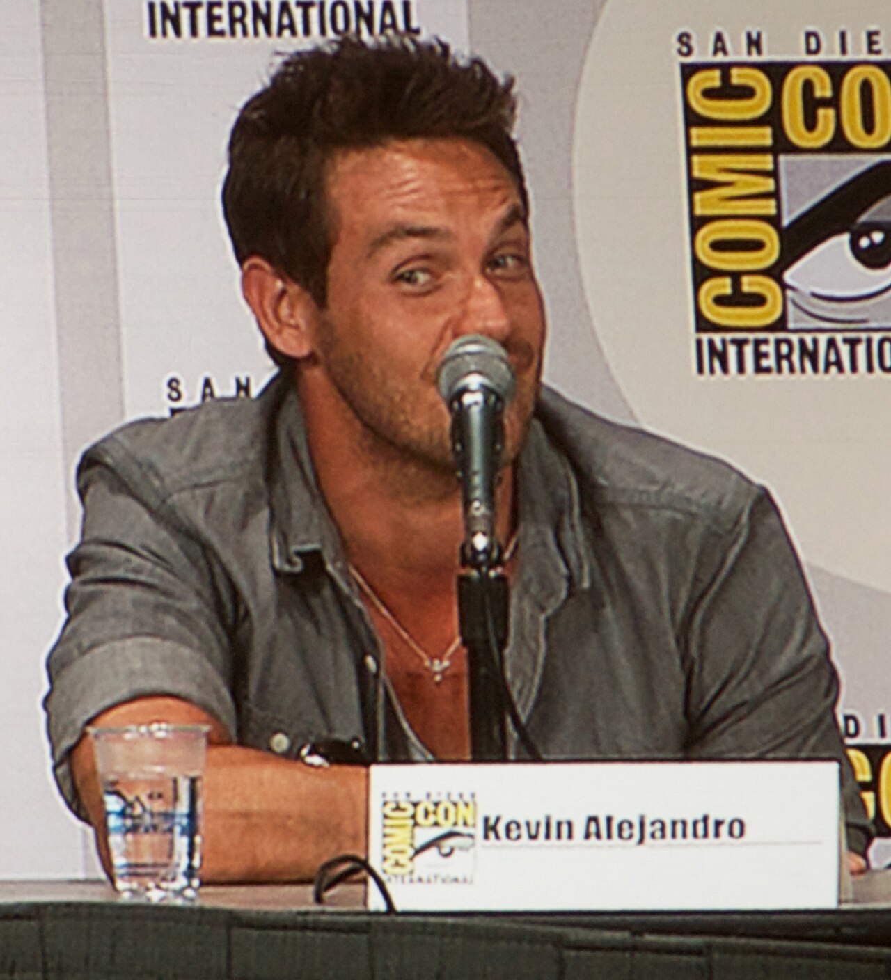 At the True Blood panel (2012)