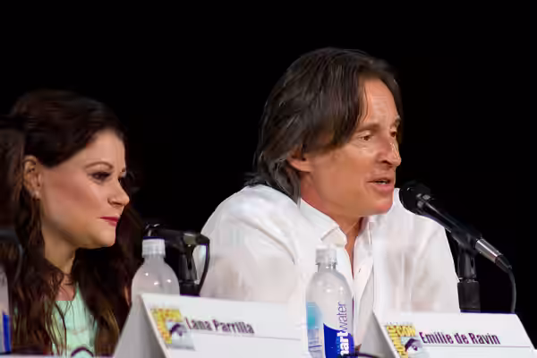 Emilie de Ravin &amp; Robert Carlyle Once Upon a Time Panel at the 2014 Comic-Con International.