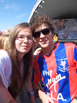 Dylan Llewellyn and me. Follow me on twitter @Sarahwinterman (2010)