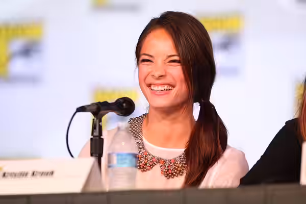 Kristin Kreuk speaking at the 2012 San Diego Comic-Con International in San Diego, California. Please attribute to Gage Skidmore if used elsewhere.