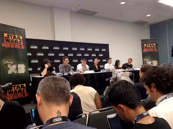 Celebration - Star Wars Rebels press conference Star Wars Celebration in Anaheim, April 2015.