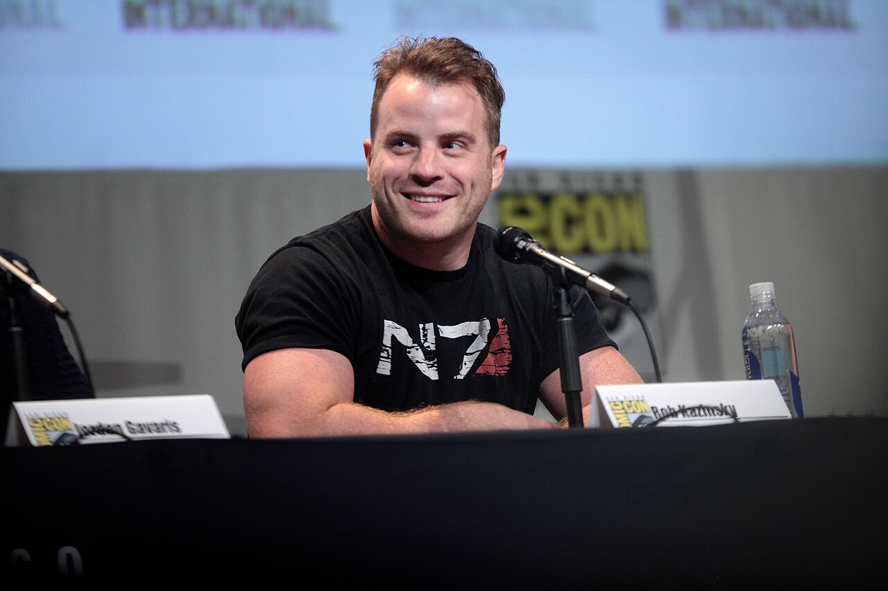 Rob Kazinsky speaking at the 2015 San Diego Comic Con International, for "Entertainment Weekly: Brave New Warriors", at the San Diego Convention Center in San D