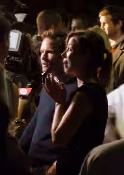 Lynn Collins and Scott Porter at the premiere of Ten Year, Toronto Film Festival 2011