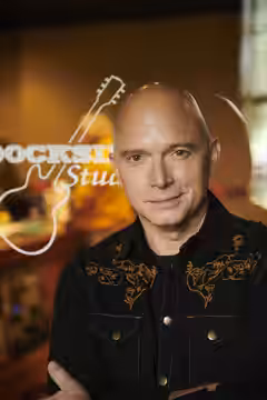 Michael Cerveris at Dockside Studios recording sessions for Someone's Monster 2022