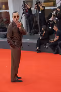 Maurizio Lombardi, actor, at 83rd Venice International Film Festival in Venice, Italy for the film Dio Ride. (2026)
