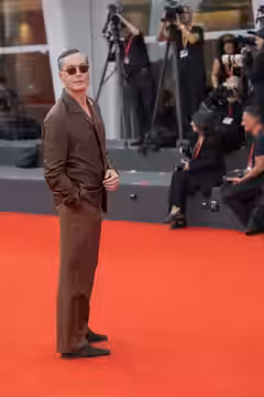 Maurizio Lombardi, actor, at 83rd Venice International Film Festival in Venice, Italy for the film Dio Ride. (2026)