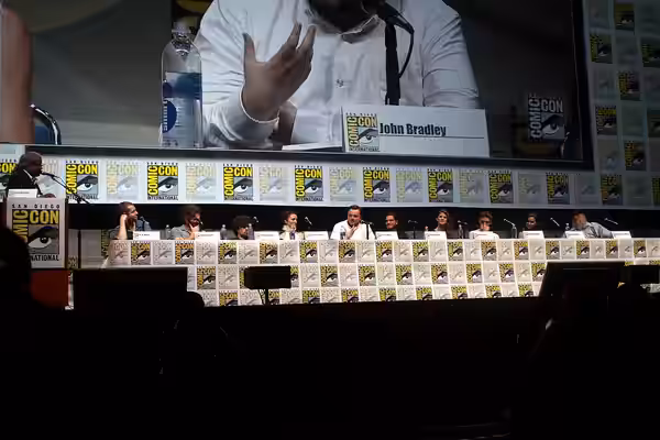 The cast of Game of Thrones speaking at the 2013 San Diego Comic Con International at the San Diego Convention Center in San Diego, California. Please attribute