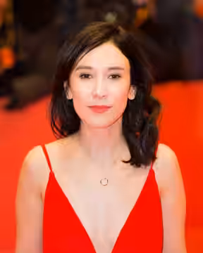 Sibel Kekilli on the red carpet of the Berlinale 2017 opening film