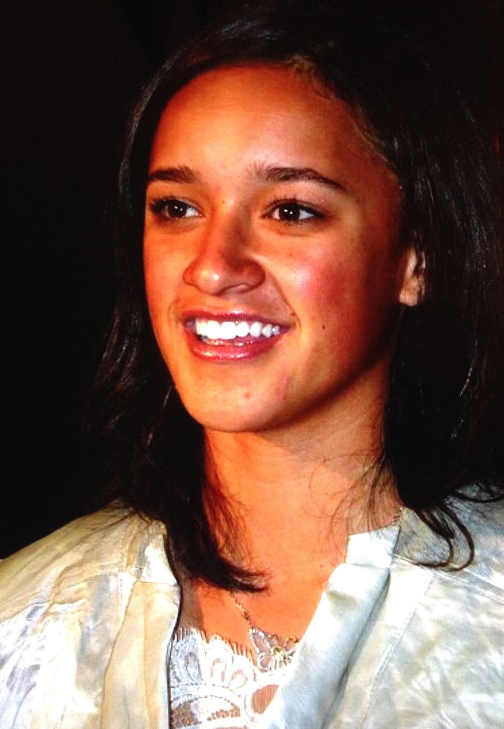 Young Maori lady at a BBQ in Wellington. (2019)