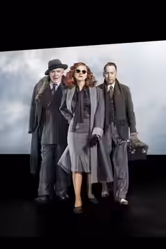 Sven Wollter, Marie Delleskog, Tomas von Brömssen in "The Dresser" by Ronald Harwood (2011)