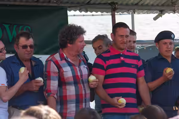 Rory McGrath and Will Mellor at Newent Onion Fayre 2012