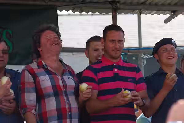 Rory McGrath and Will Mellor at Newent Onion Fayre 2012