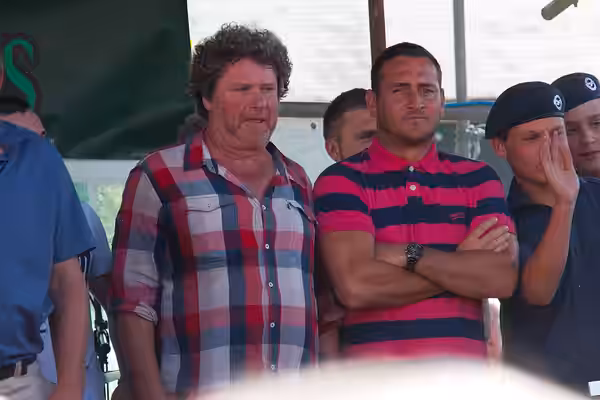 Rory McGrath and Will Mellor at Newent Onion Fayre 2012