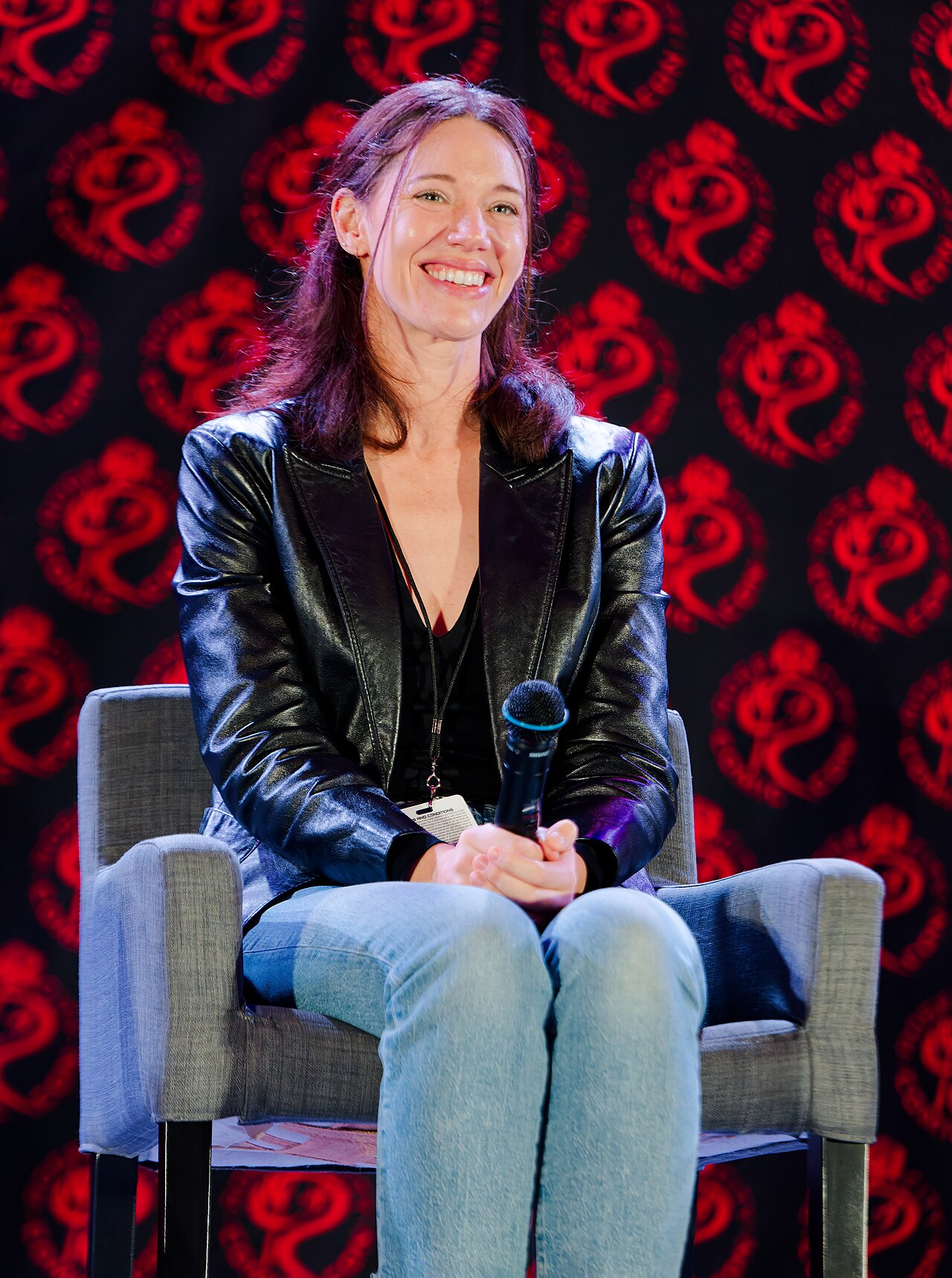 Katie Parker on the main stage at Rose City Comic Con (2025)