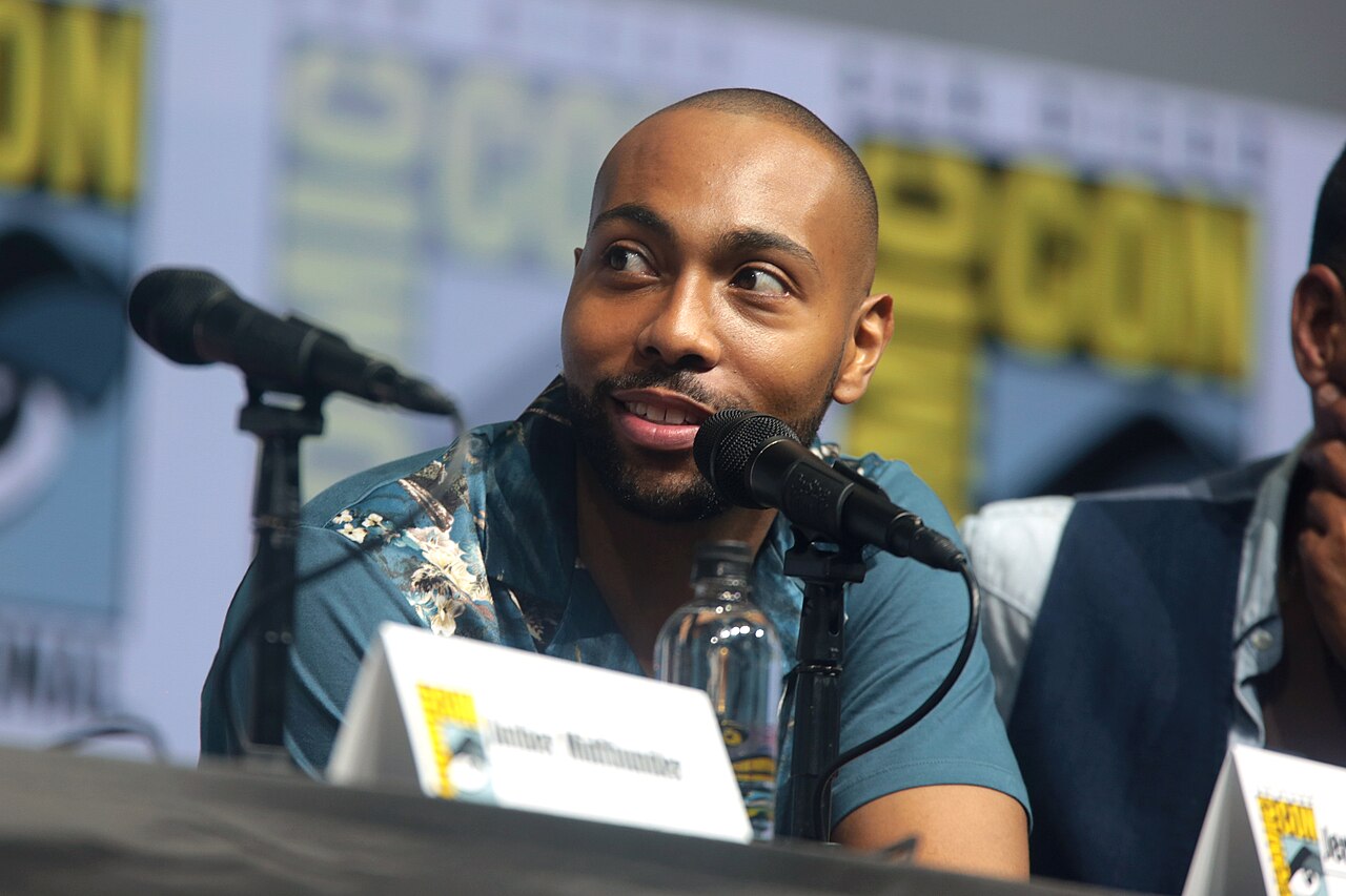 Jeremie Harris speaking at the 2018 San Diego Comic Con International, for "Legion", at the San Diego Convention Center in San Diego, California. Please attribu