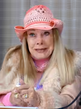 A photo of actress Terry Moore in 2015.