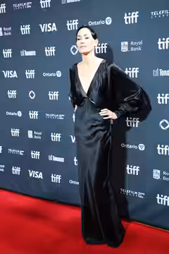 Sandrine Holt, actor, at the 2024 Toronto International Film Festival (TIFF) for the movie The Shrouds.