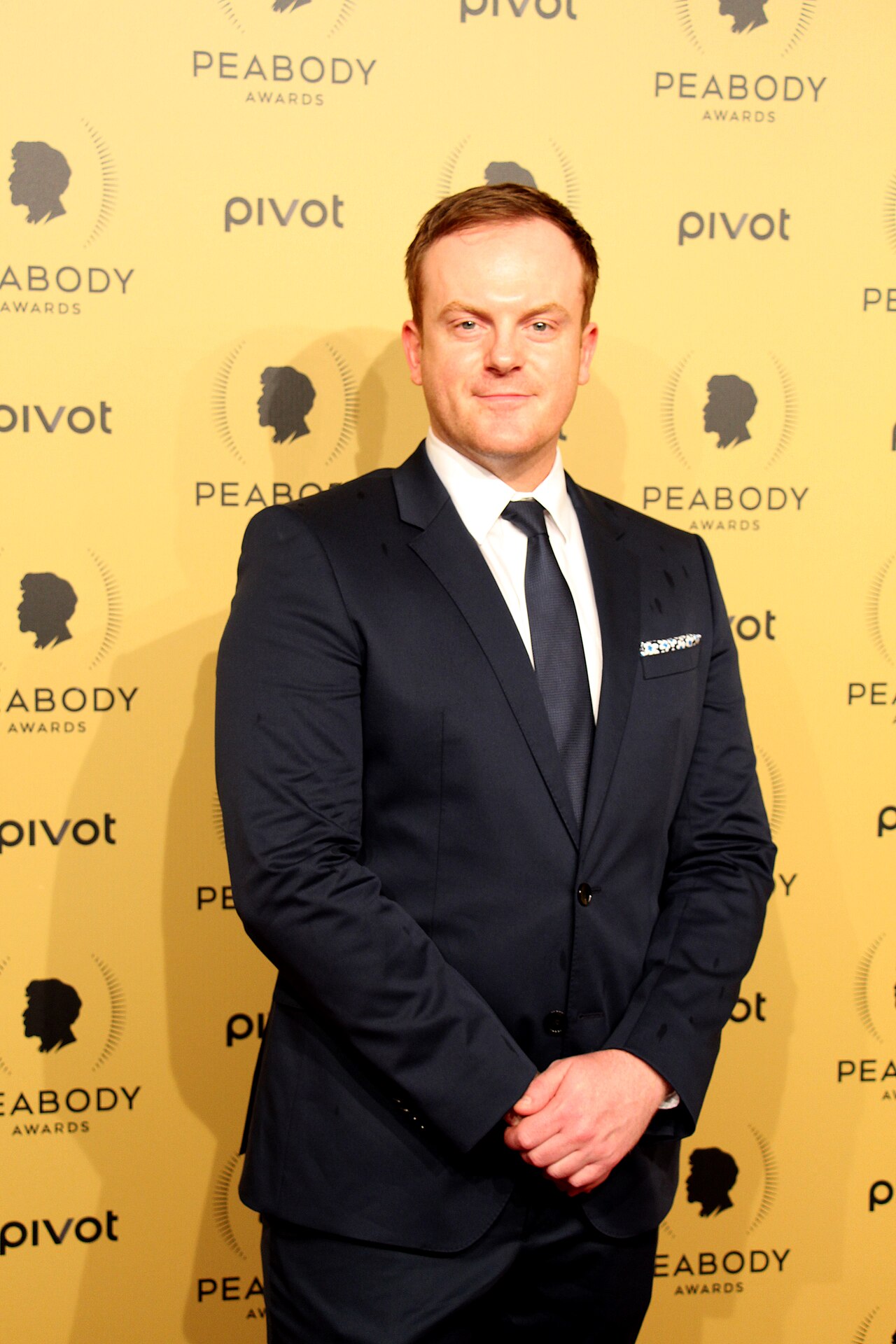 Jeremy Bobb, who plays Herman Barrow on The Knick, arrives on the red carpet. (2015)