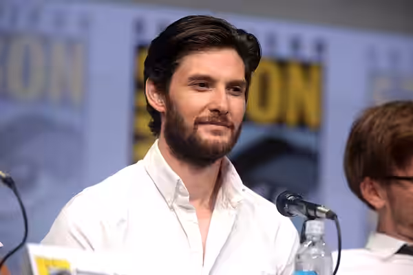 Ben Barnes speaking at the 2017 San Diego Comic Con International, for "Westworld", at the San Diego Convention Center in San Diego, California. Please attribut