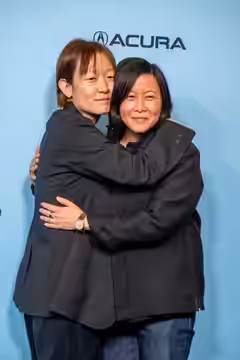 Celine Song and Kim Yutani at the 2025 Sundance Film Festival Awards