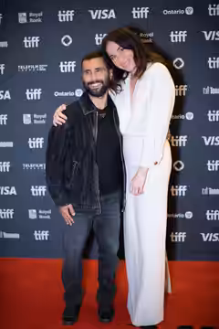 David Hinojosa and Halina Reijn, producer and writer-director respectively, at the 2024 Toronto International Film Festival