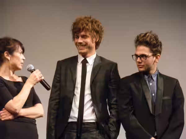 en:François Arnaud (actor), with en:Anne Dorval and en:Xavier Dolan. At the en:Isabel Bader Theatre for one of the en:2009 Toronto International Film Festival s